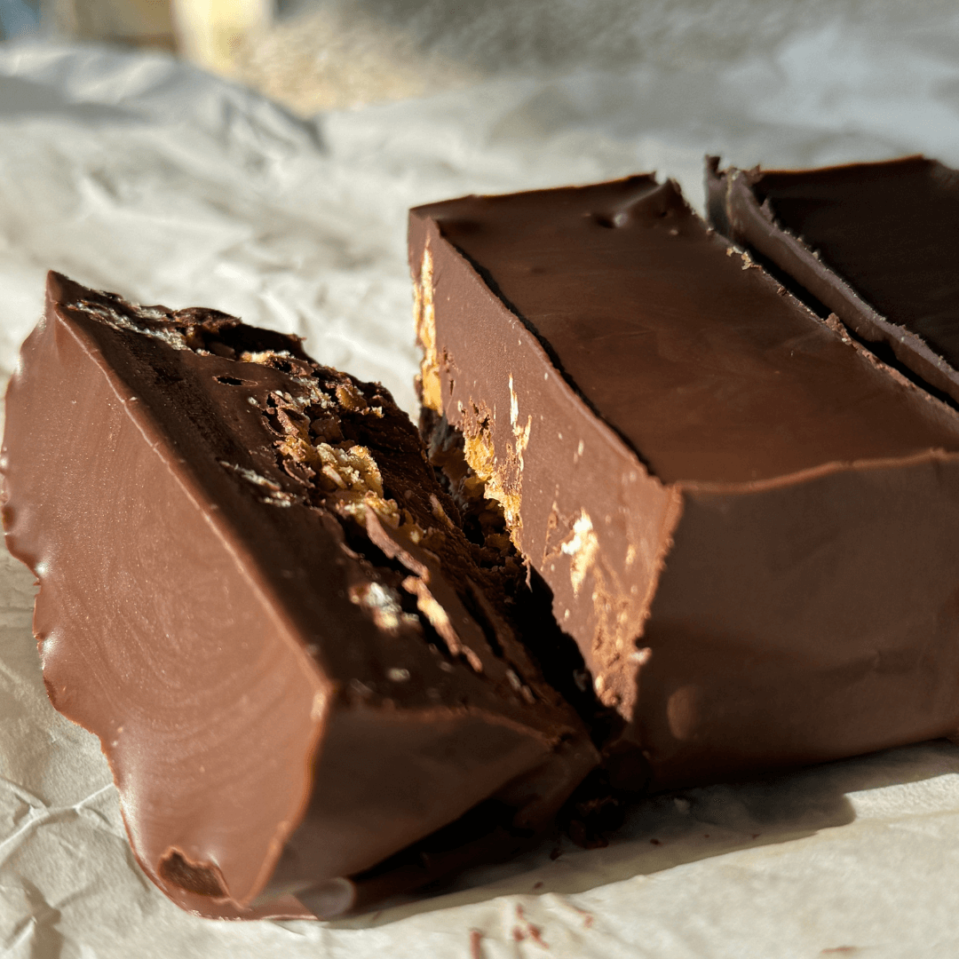 Chocolate Truffles with PB & Granola