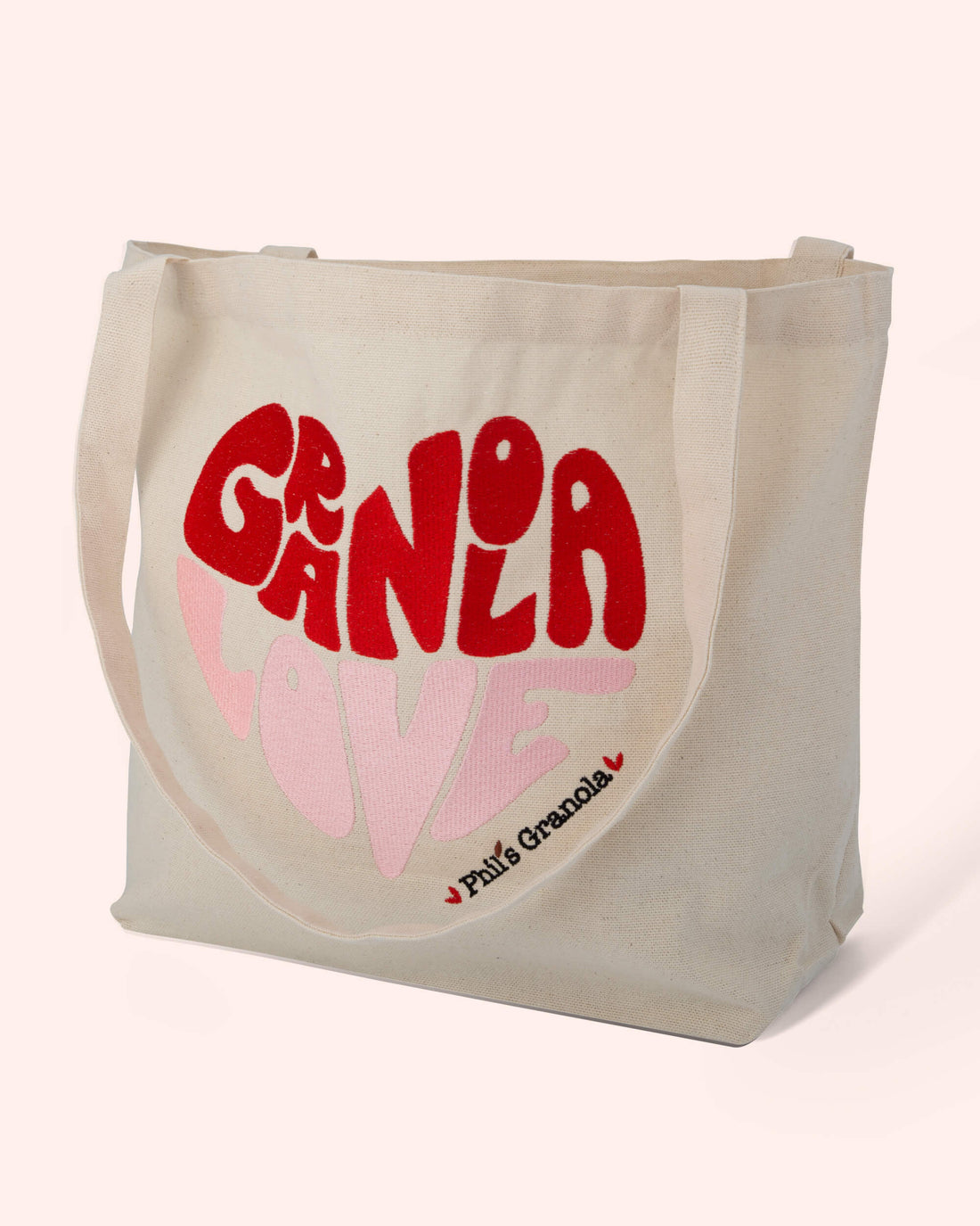 Κεντημένη Tote Bag Granola Love